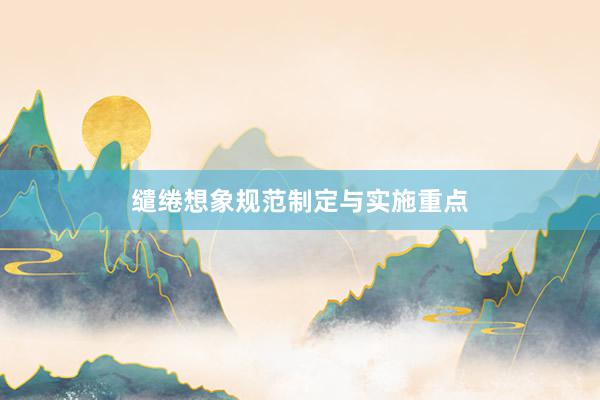 缱绻想象规范制定与实施重点